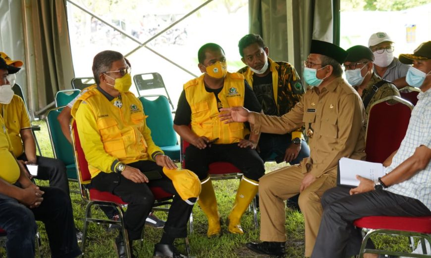 Ali Baal Sampaikan Terima Kasih ke Taufan Pawe dan Airlangga atas Kepeduliaan Terhadap Korban Gempa di Sulbar